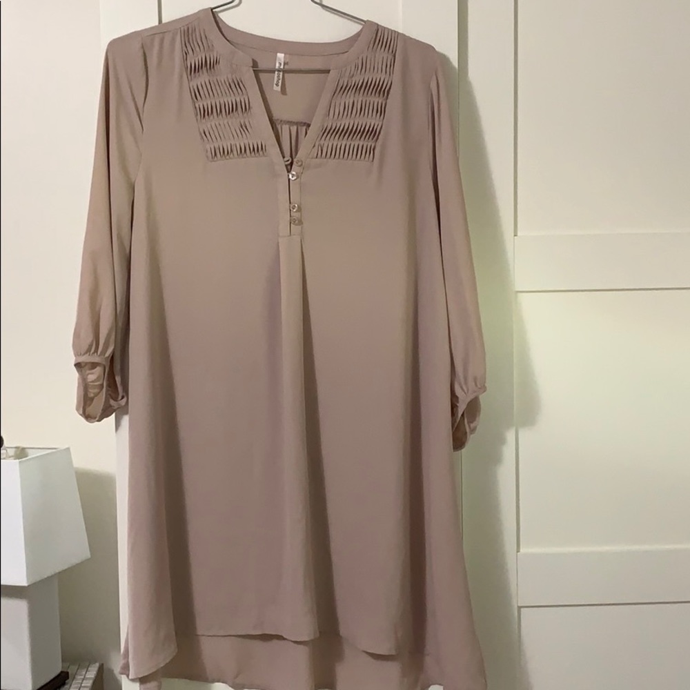 Blousy tunic.
